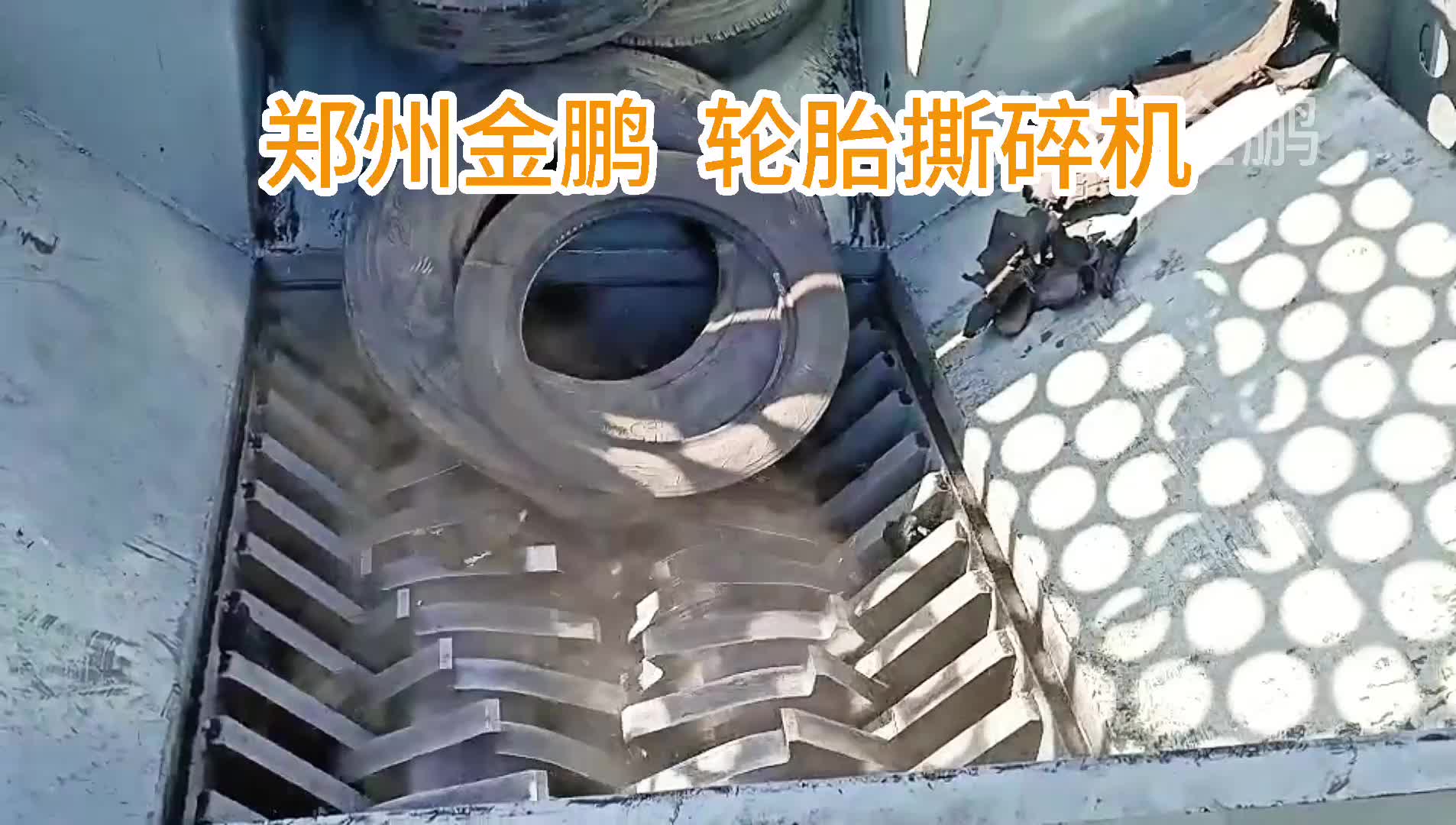 轮胎撕碎机